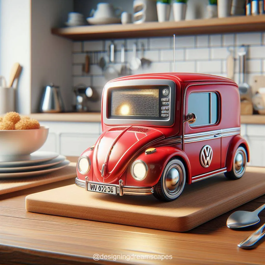 Volkswagen Bus Shaped Microwave: Retro Cooking Companion