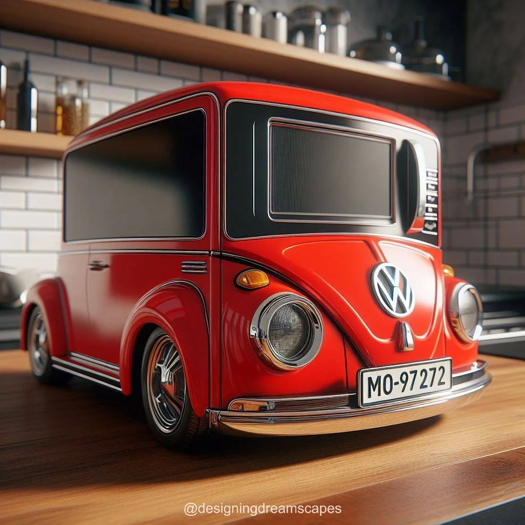 Volkswagen Bus Shaped Microwave: Retro Cooking Companion