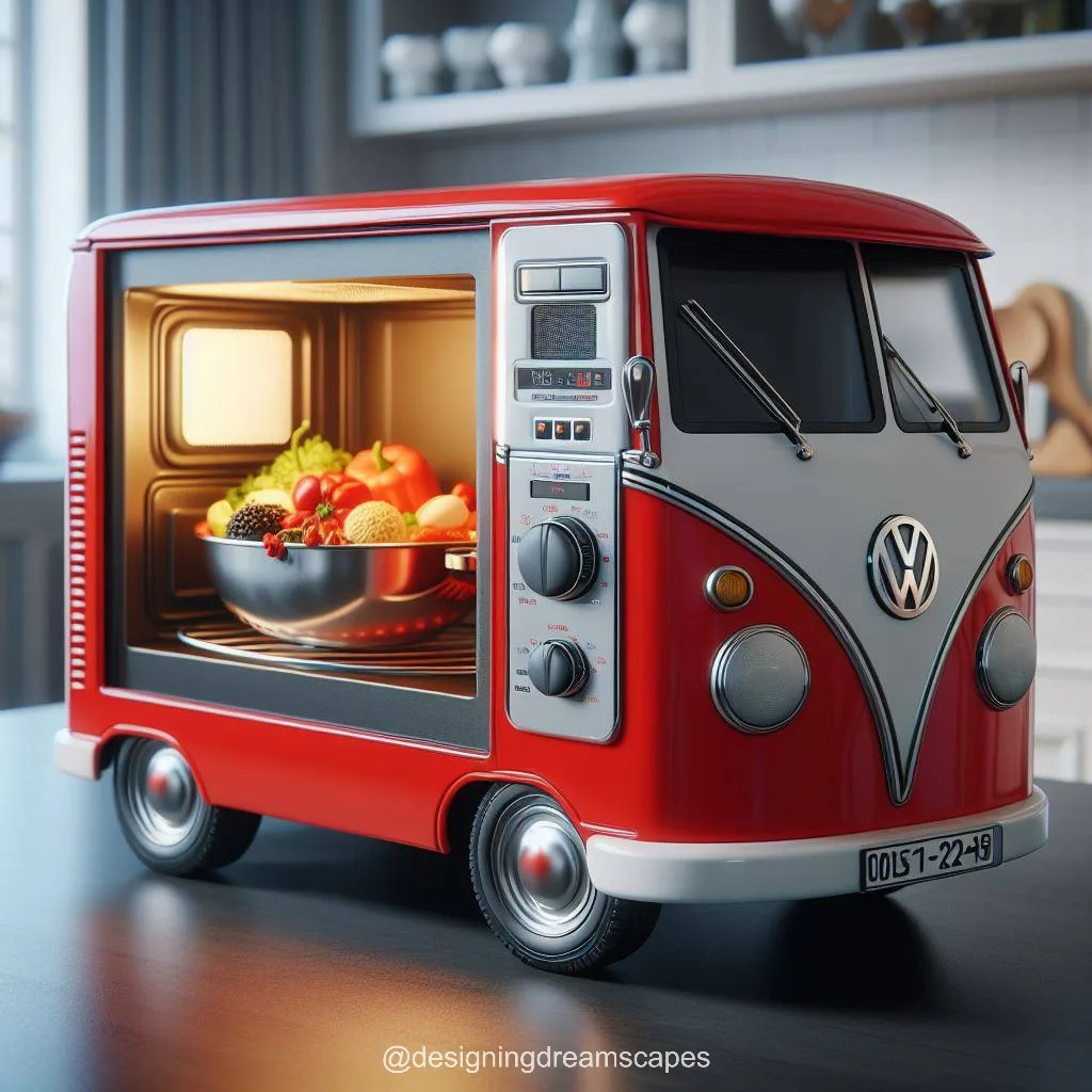 Volkswagen Bus Shaped Microwave: Retro Cooking Companion