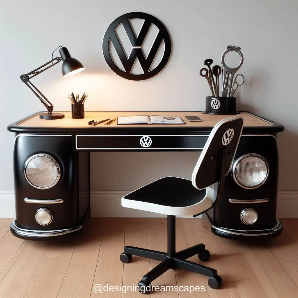 Volkswagen Inspired Desk: Drive Your Workstation Style Forward