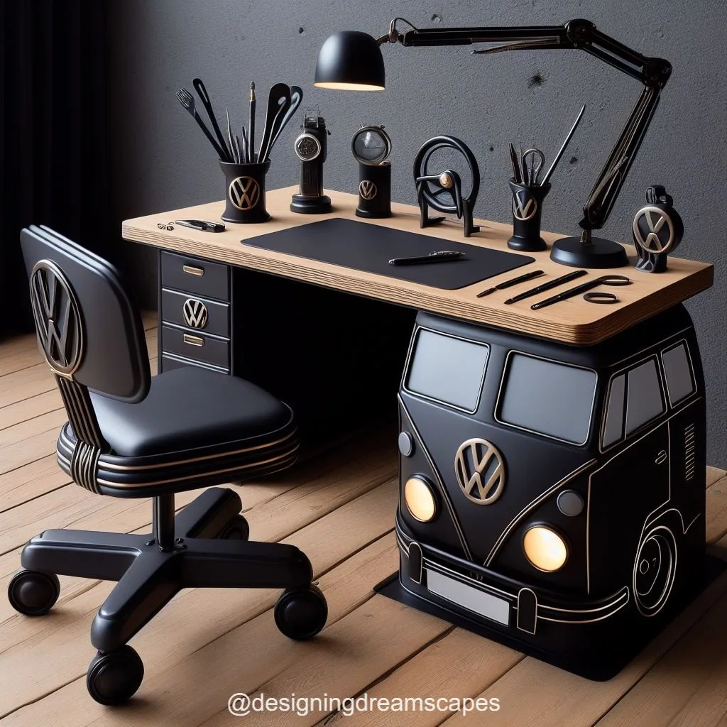 Design Elements of VW-Inspired Desks