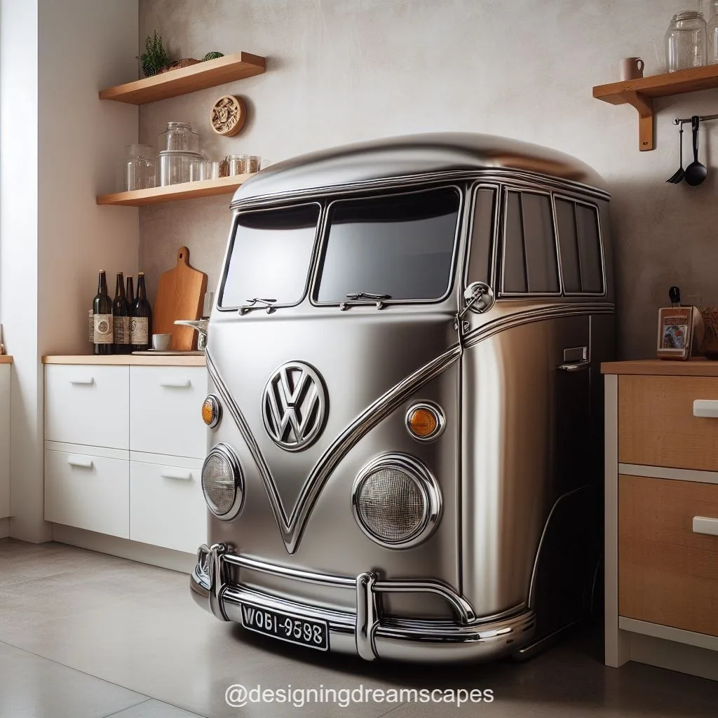 Volkswagen-Inspired Refrigerator: Rev Up Your Kitchen Style