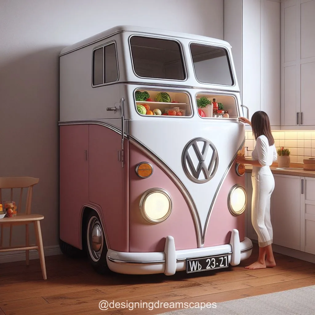 Volkswagen-Inspired Refrigerator: Rev Up Your Kitchen Style