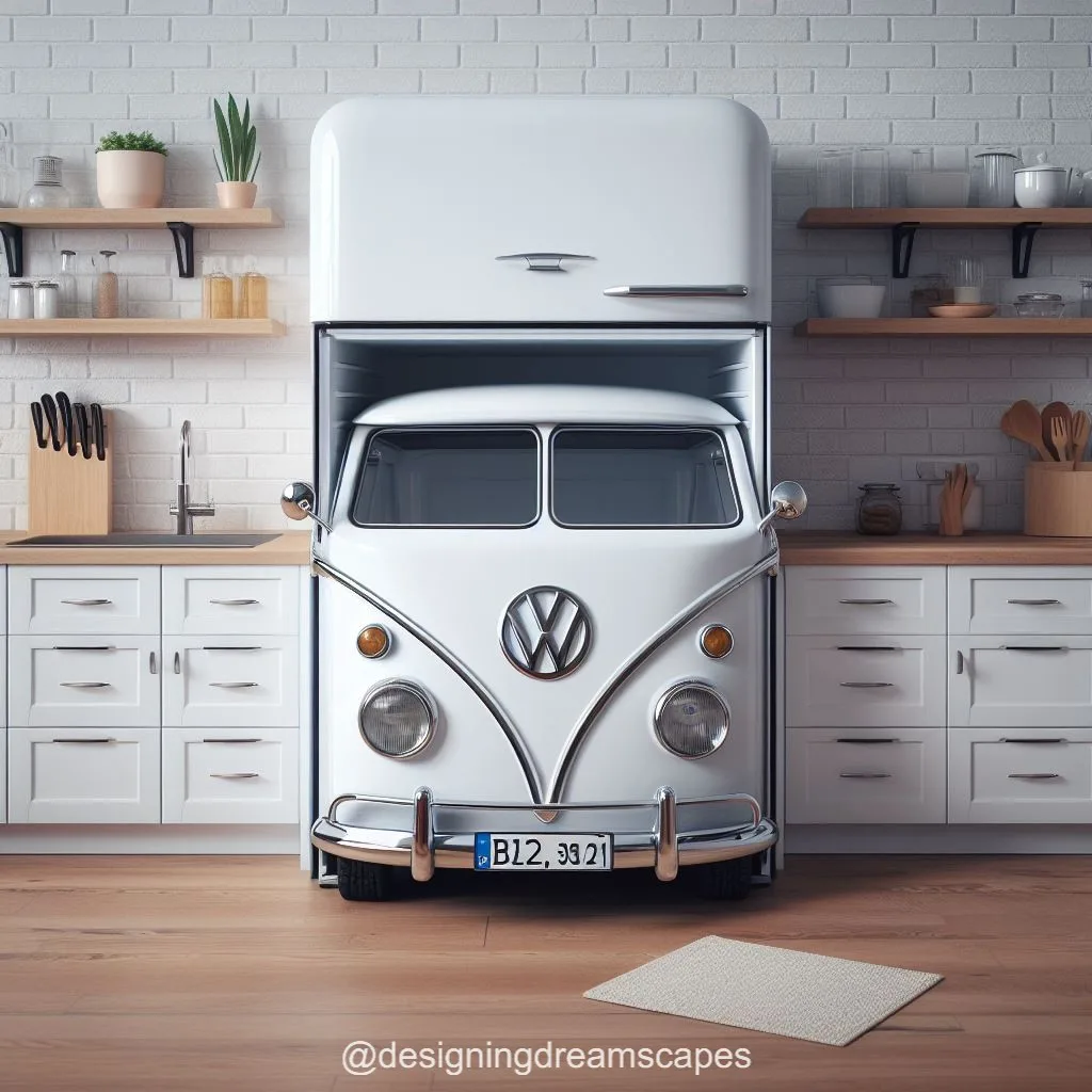 Volkswagen-Inspired Refrigerator: Rev Up Your Kitchen Style