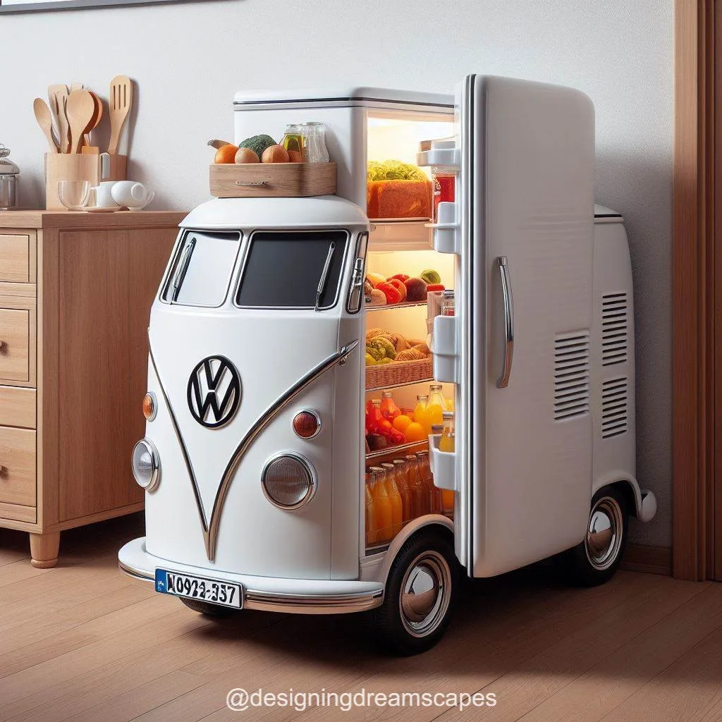 Volkswagen-Inspired Refrigerator: Rev Up Your Kitchen Style