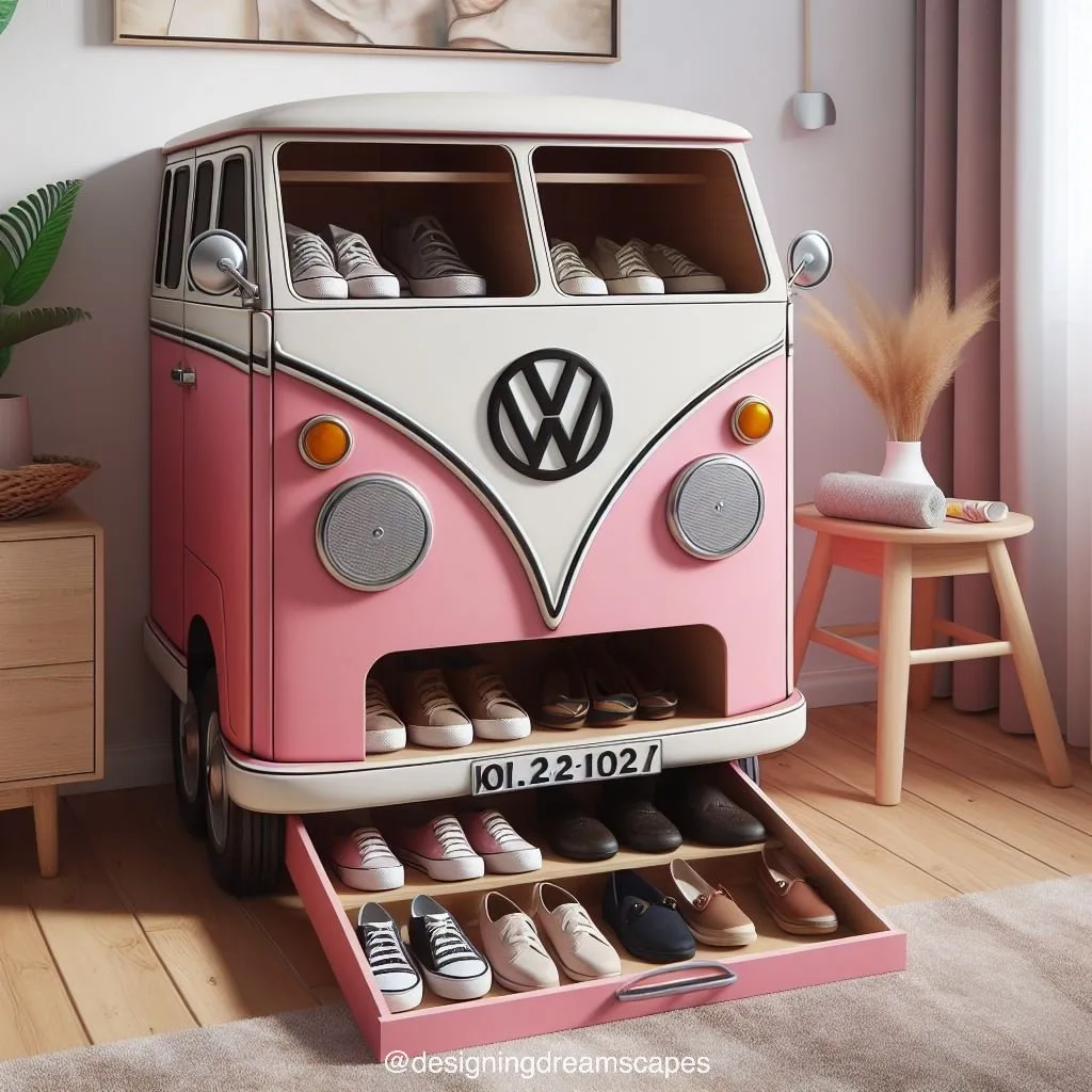 Volkswagen-Inspired Shoe Cabinet: A Unique Addition to Your Home Decor