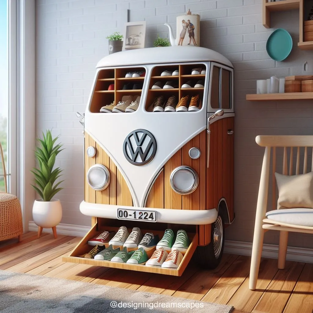 Volkswagen-Inspired Shoe Cabinet: A Unique Addition to Your Home Decor