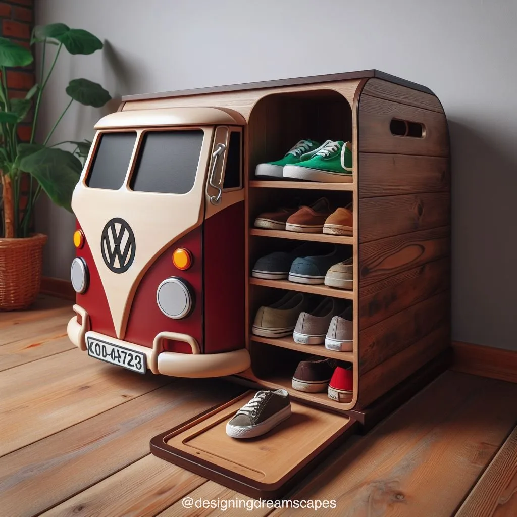 Volkswagen-Inspired Shoe Cabinet: A Unique Addition to Your Home Decor