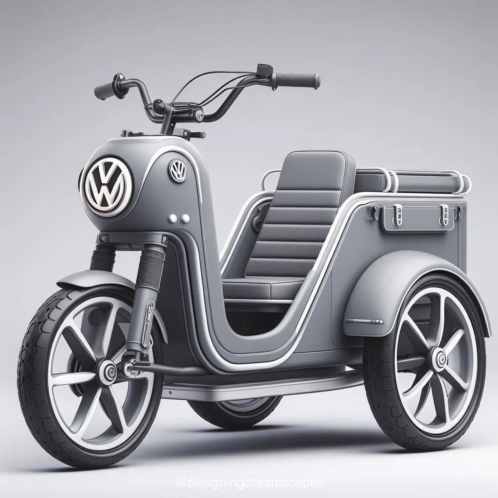 Cruise in Style: Volkswagen Inspired Three-Wheeled Vehicle - Innovation Meets Iconic Design