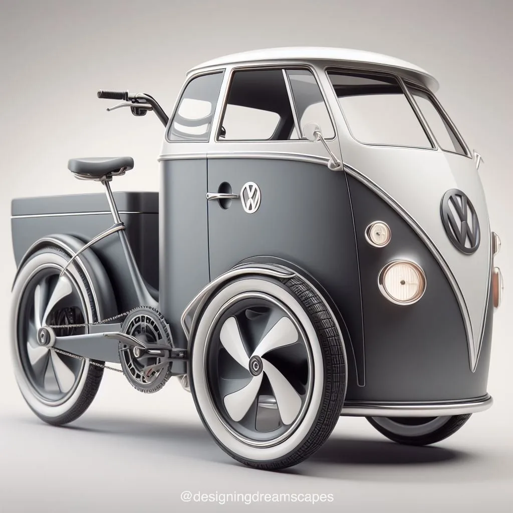 Cruise in Style: Volkswagen Inspired Three-Wheeled Vehicle - Innovation Meets Iconic Design