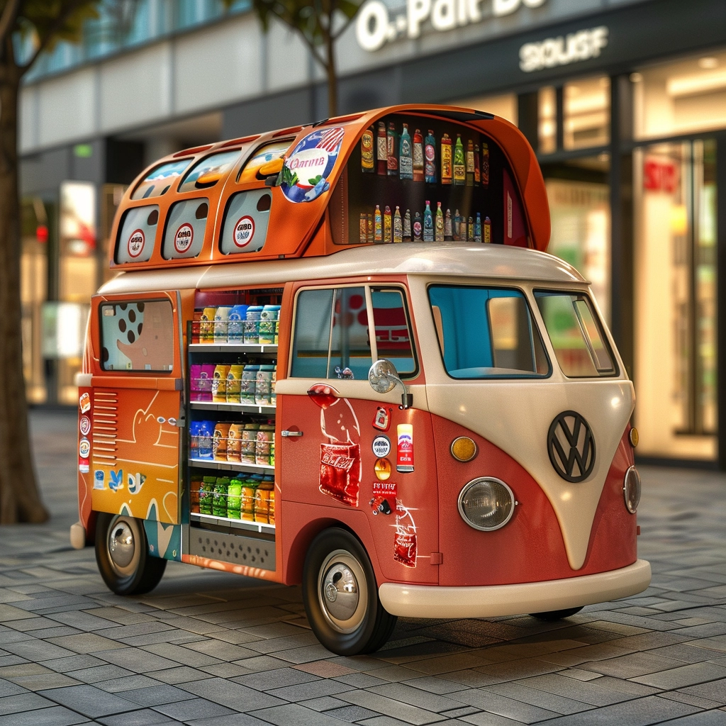 Volkswagen-Inspired Vending Machines: Quirky Nostalgia at Your Service