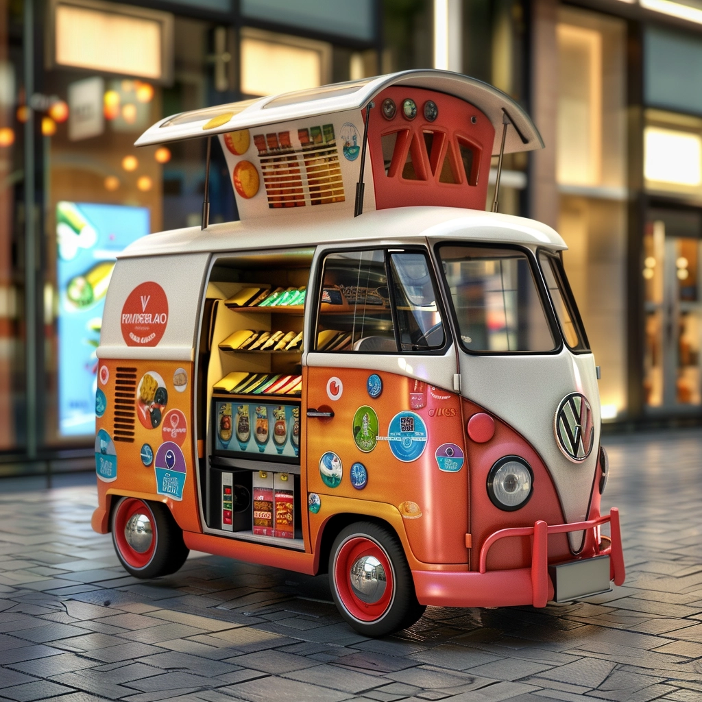 Innovative Technology in Volkswagen-Inspired Vending