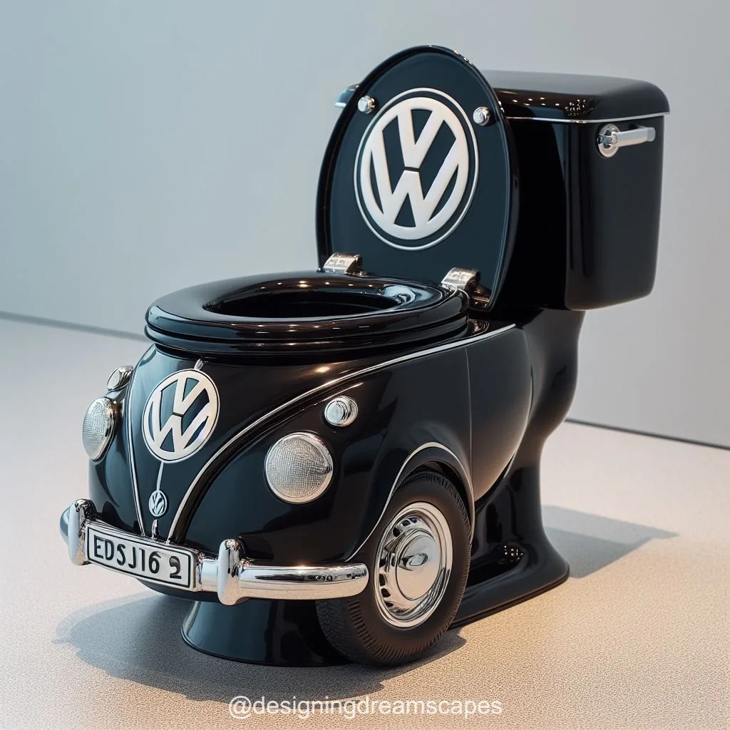 Retro Revival: Volkswagen Type 2 Bus Shaped Toilets for Nostalgic Bathrooms