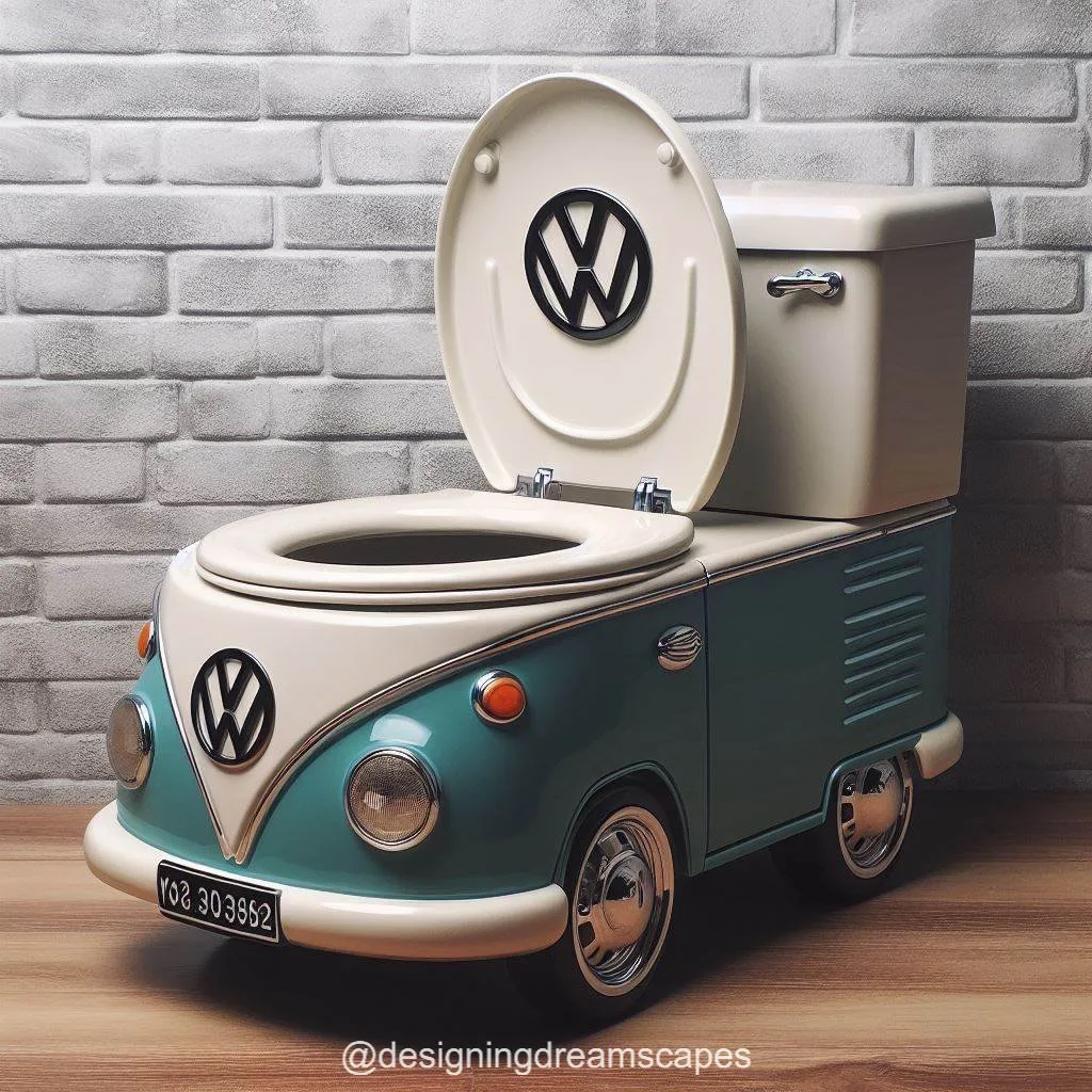 Retro Revival: Volkswagen Type 2 Bus Shaped Toilets for Nostalgic Bathrooms