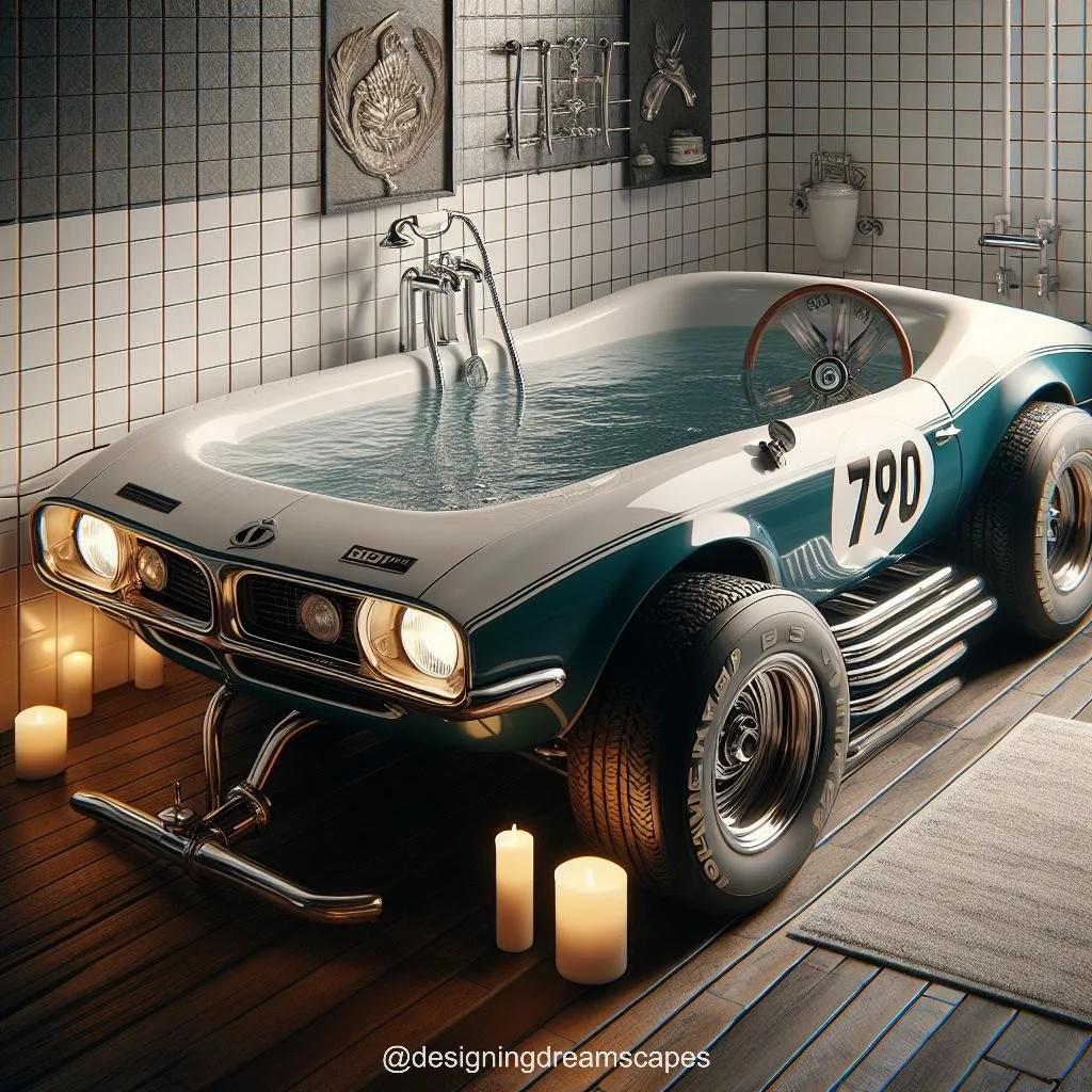 Luxury Meets Legacy: 1970 Le Mans Car-Inspired Bathtub for Timeless Elegance