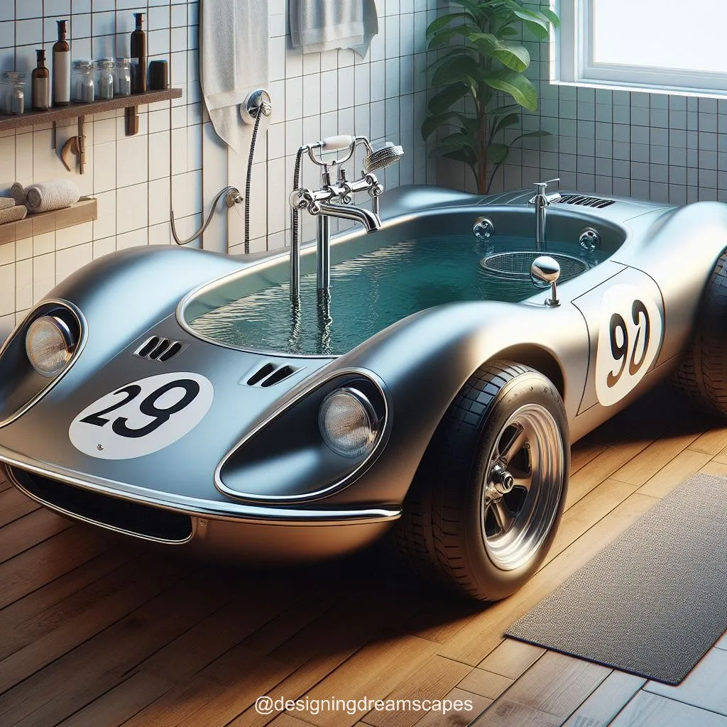 Luxury Meets Legacy: 1970 Le Mans Car-Inspired Bathtub for Timeless Elegance