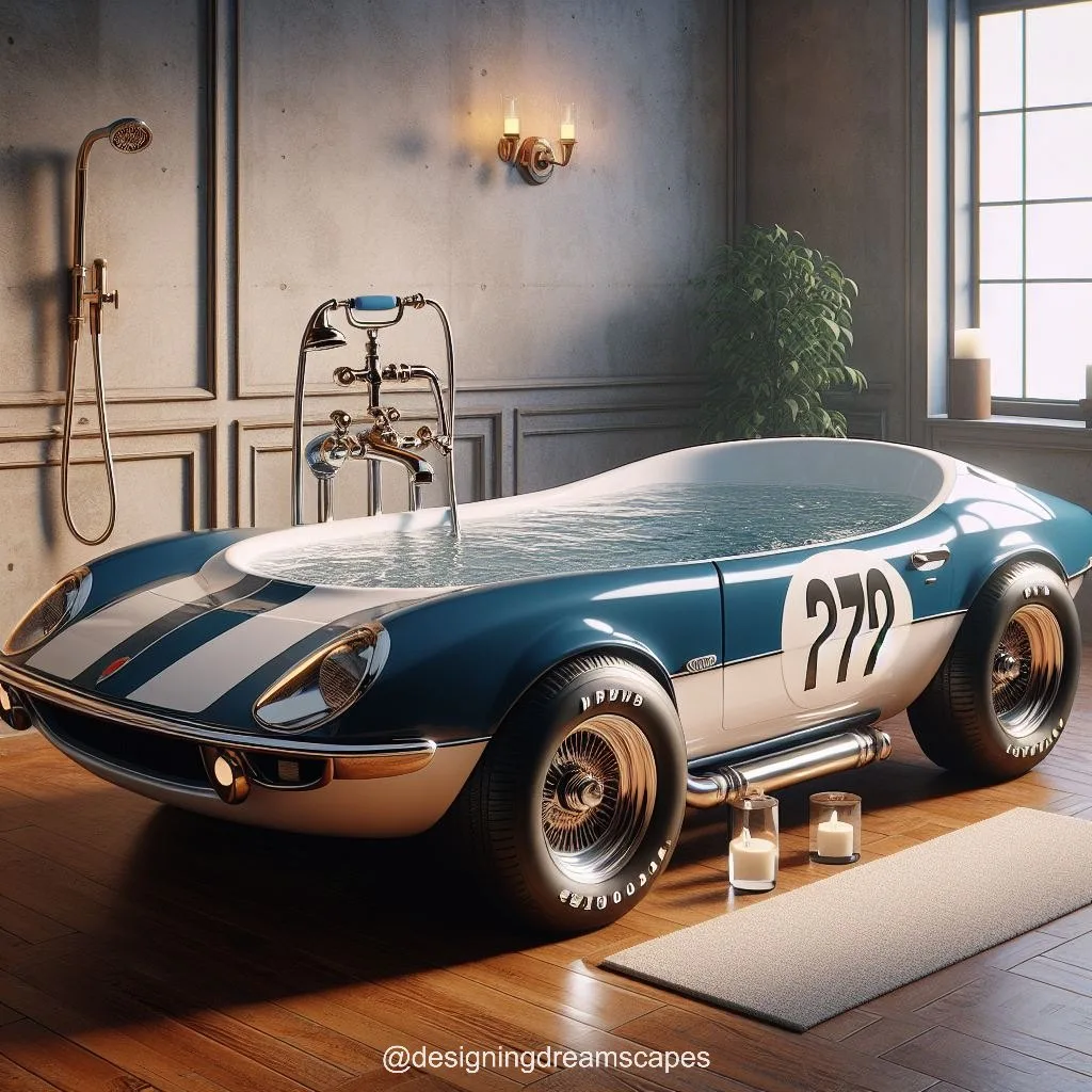 Luxury Meets Legacy: 1970 Le Mans Car-Inspired Bathtub for Timeless Elegance