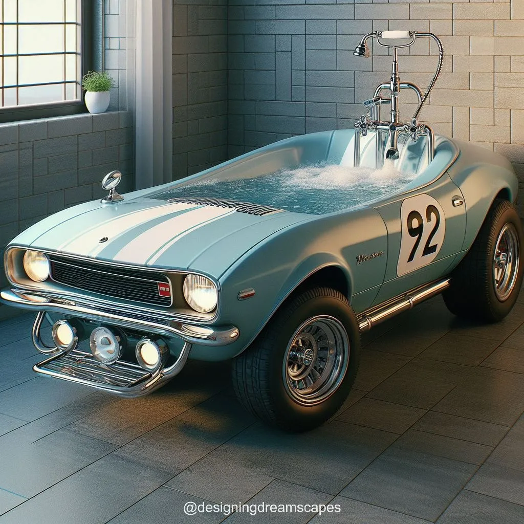 Luxury Meets Legacy: 1970 Le Mans Car-Inspired Bathtub for Timeless Elegance