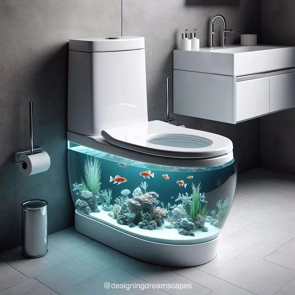 Flush with Innovation: Aquarium Toilet Redefines Bathroom Luxury