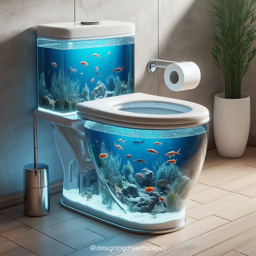 Flush with Innovation: Aquarium Toilet Redefines Bathroom Luxury
