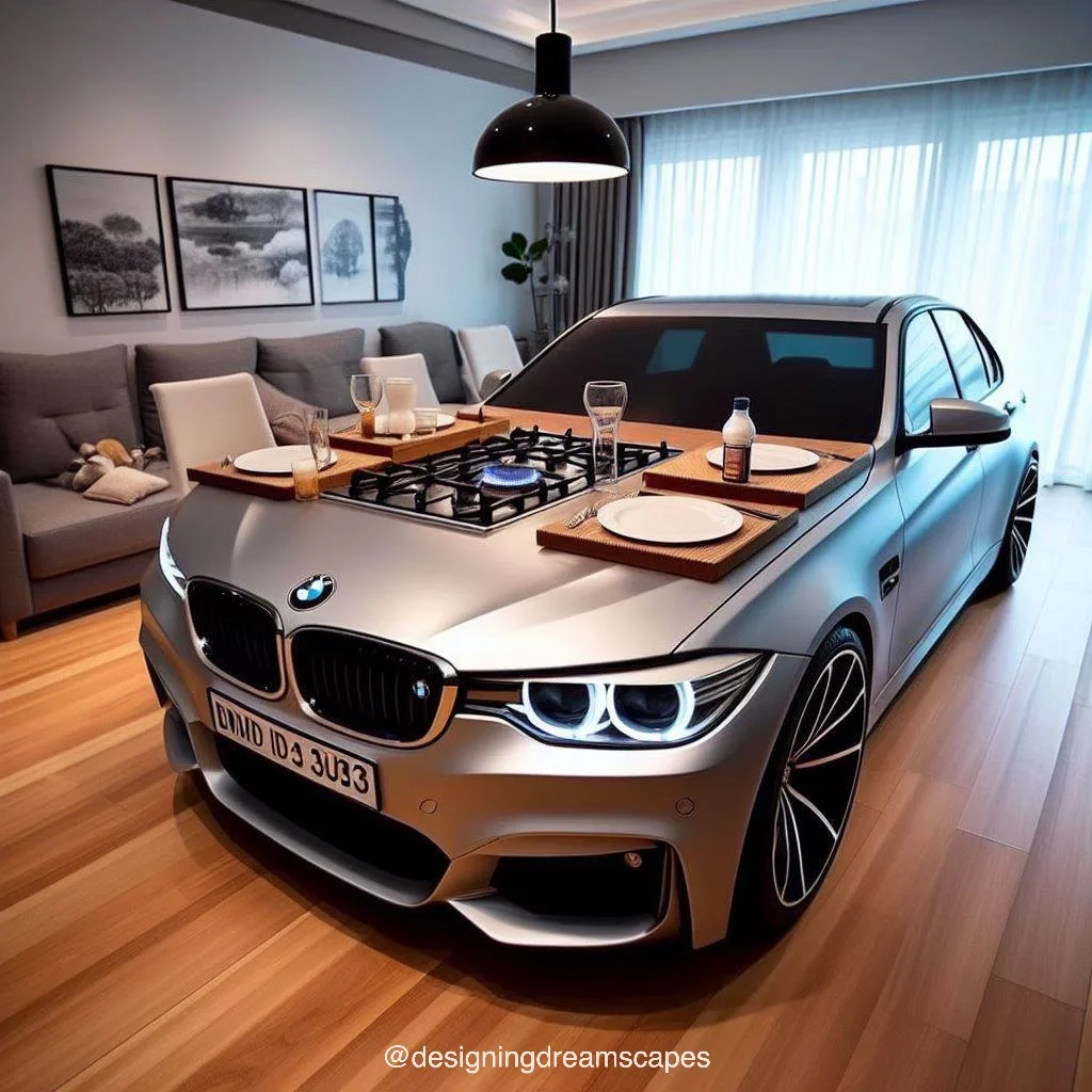 b. Unique Features of BMW-Inspired Dining Tables