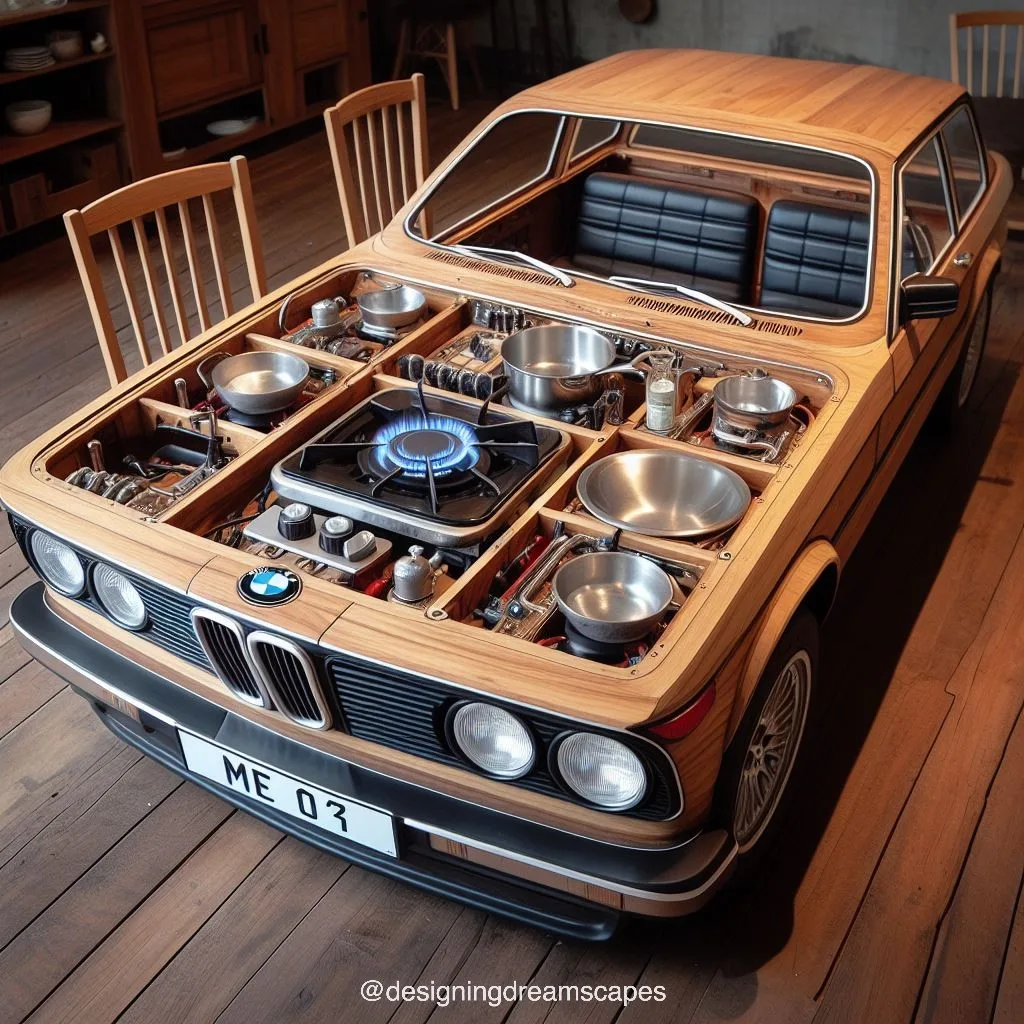 BMW-Inspired Dining Table: Rev Up Your Dining Room Decor with Sleek Design
