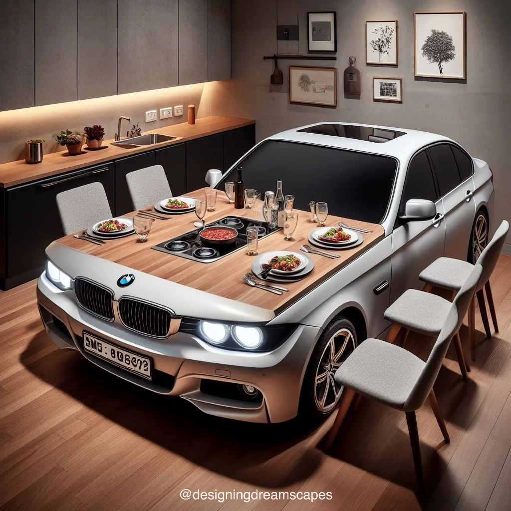 Functionality of a BMW-Inspired Dining Table