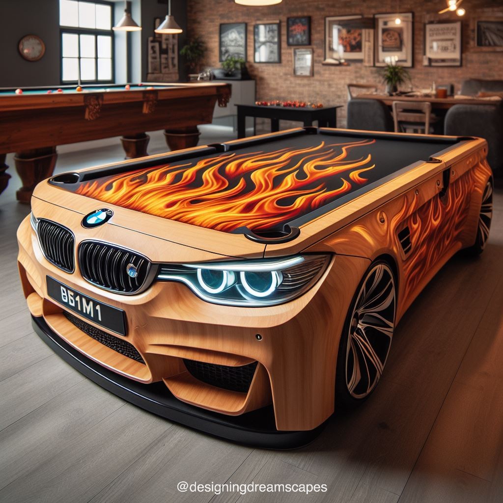 The Inspiration Behind BMW-Inspired Pool Table