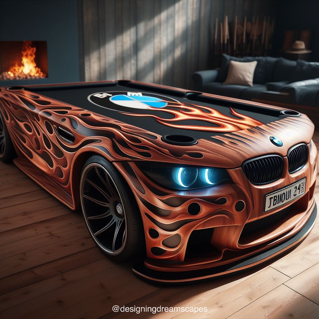 Drive Your Game to Success: BMW-Inspired Pool Table for Ultimate Luxury