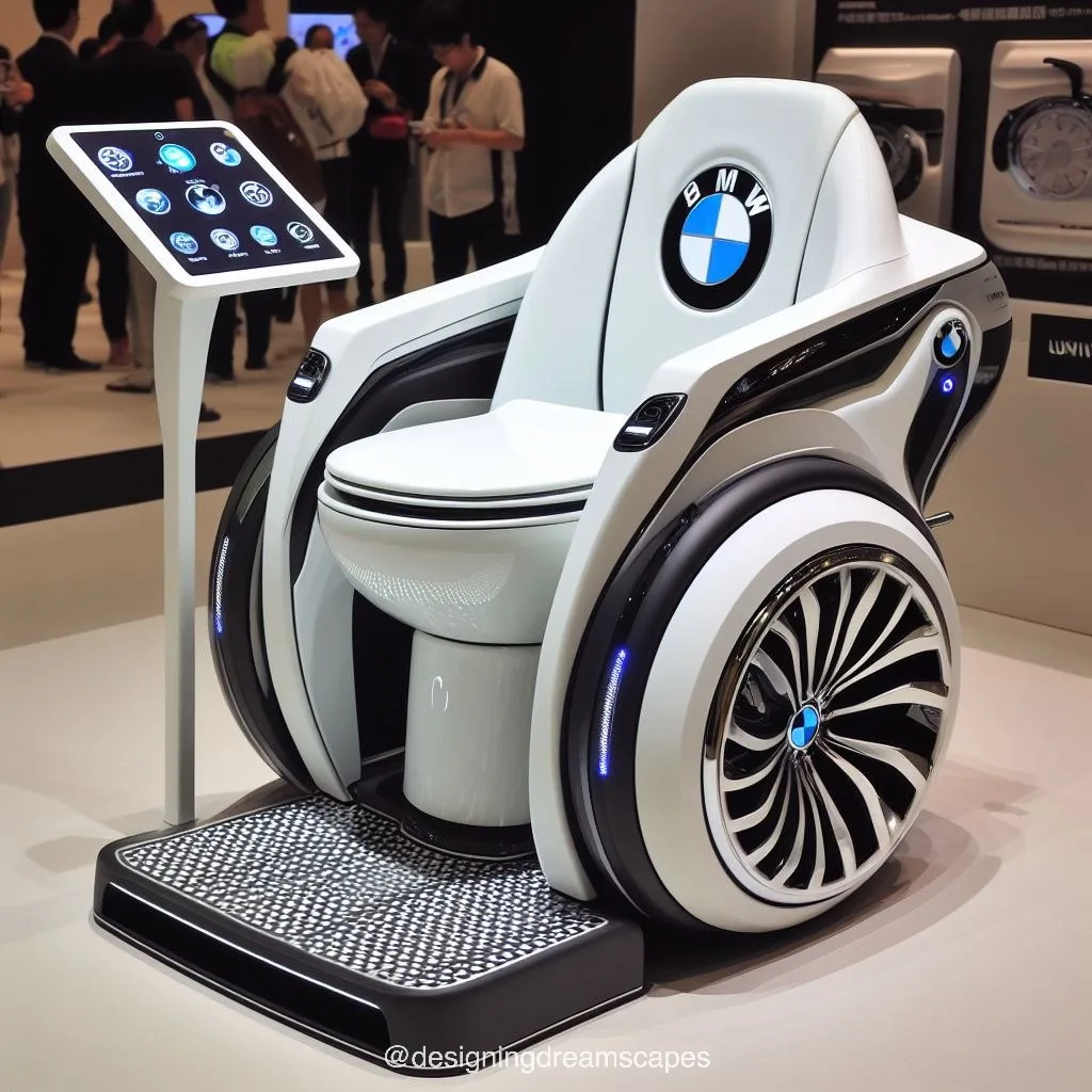 Luxury on Wheels: BMW-Inspired Toilet Wheelchair for Ultimate Comfort