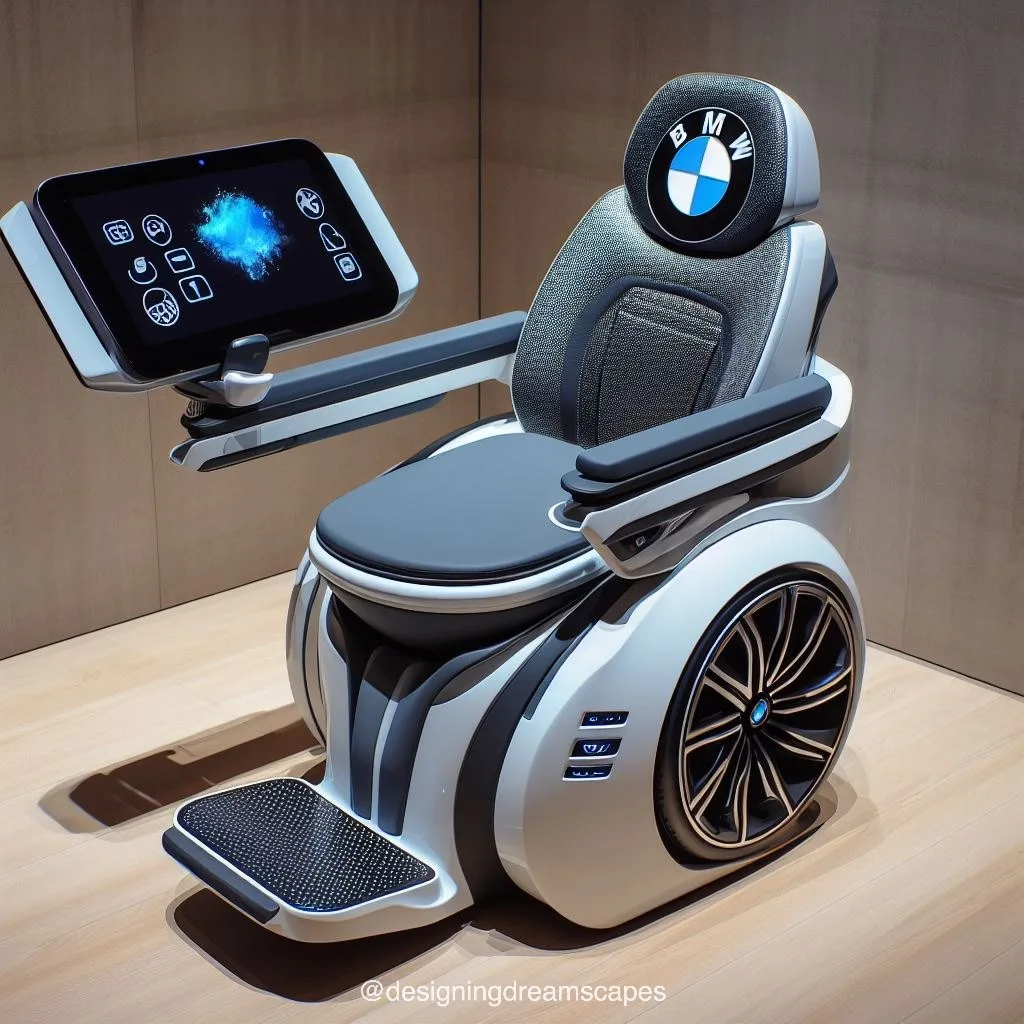 Luxury on Wheels: BMW-Inspired Toilet Wheelchair for Ultimate Comfort