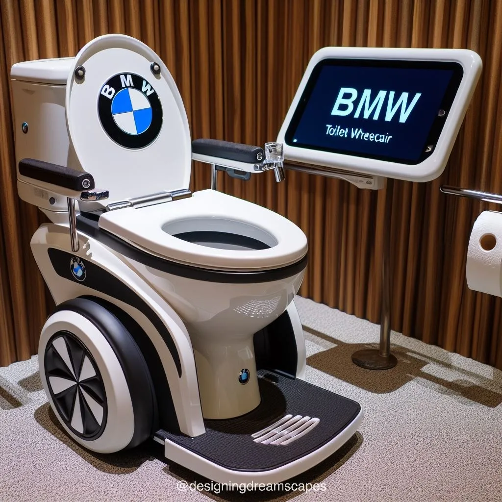 Luxury on Wheels: BMW-Inspired Toilet Wheelchair for Ultimate Comfort