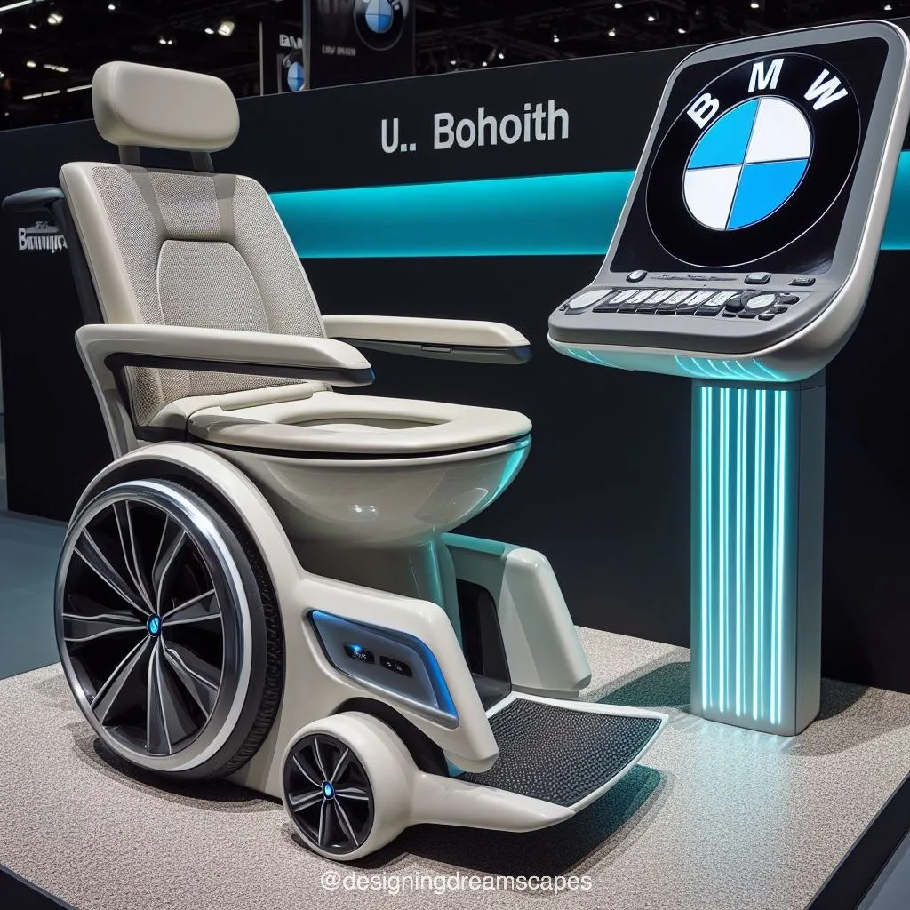 Luxury on Wheels: BMW-Inspired Toilet Wheelchair for Ultimate Comfort