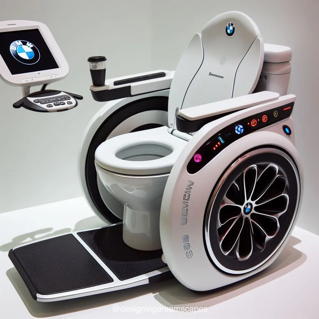 Luxury on Wheels: BMW-Inspired Toilet Wheelchair for Ultimate Comfort