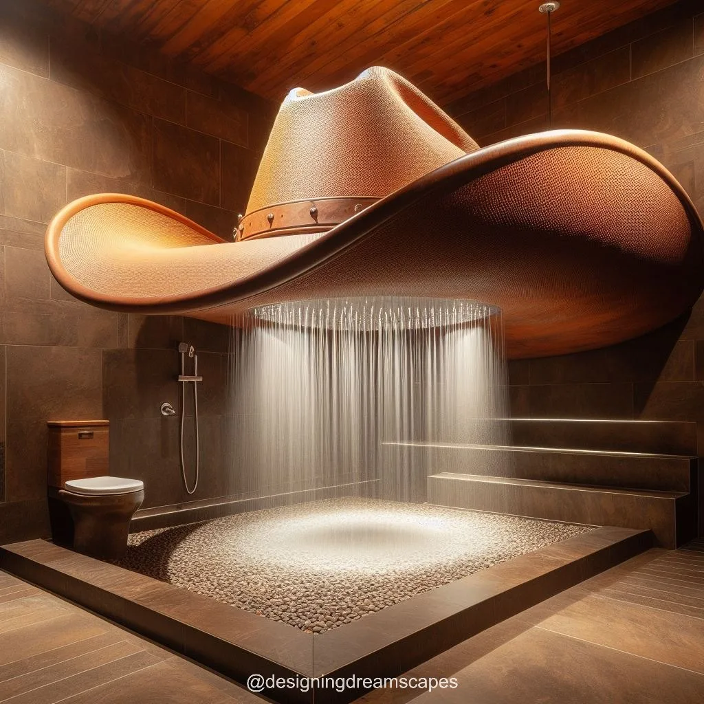 Cowboy Hat Showers: Unique Western Style for Your Bathroom