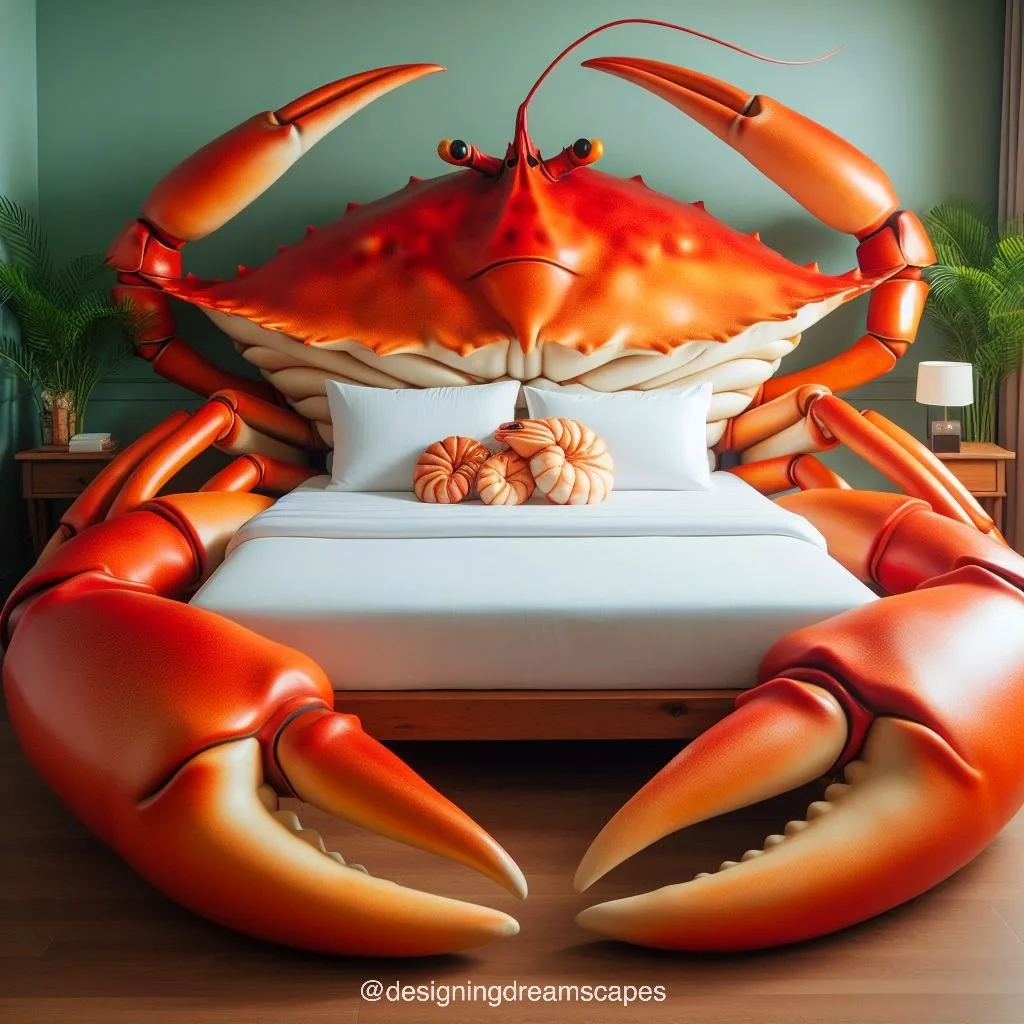 Sleep in Coastal Style: Crab-Inspired Bed Brings Seaside Charm to Your Bedroom