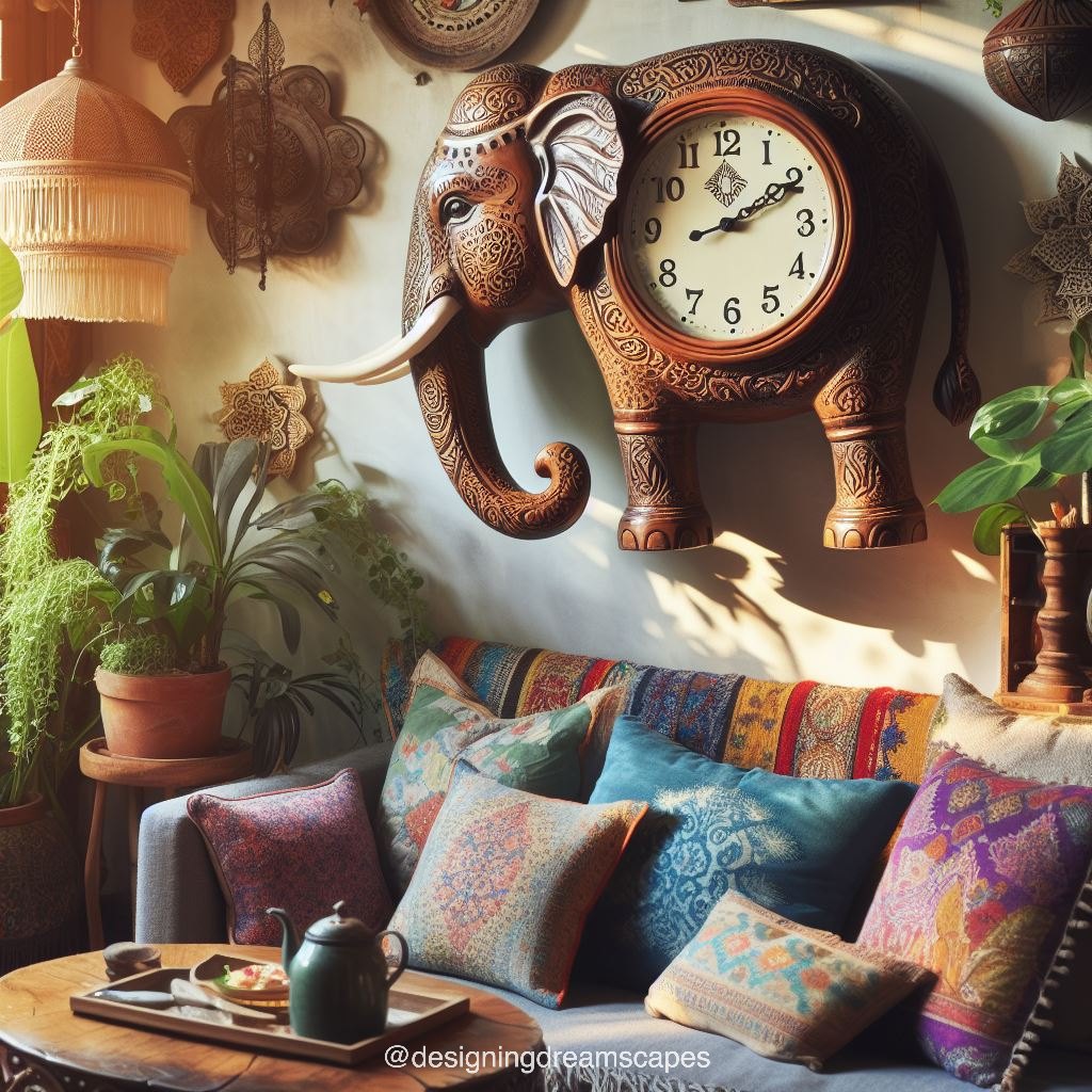 Embrace Elegance: Elephant Furniture for Majestic Home Decor - Elephant Clock