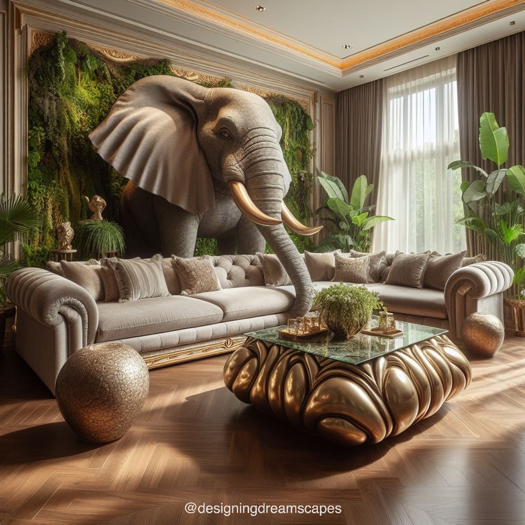 Embrace Elegance: Elephant Furniture for Majestic Home Decor - Elephant Sofa