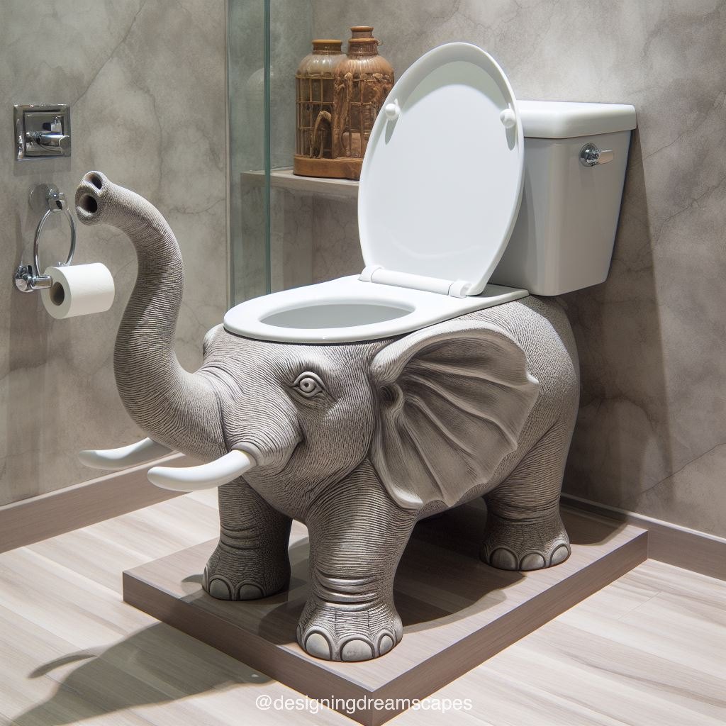 Caring for Elephant Furniture - Elephant Toilet