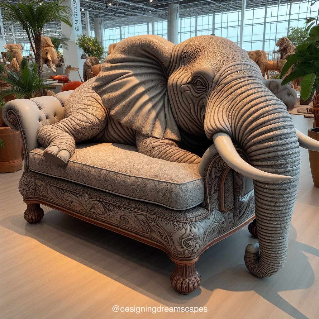 How to Incorporate Elephant Furniture into Your Home Decor - Elephant sofa