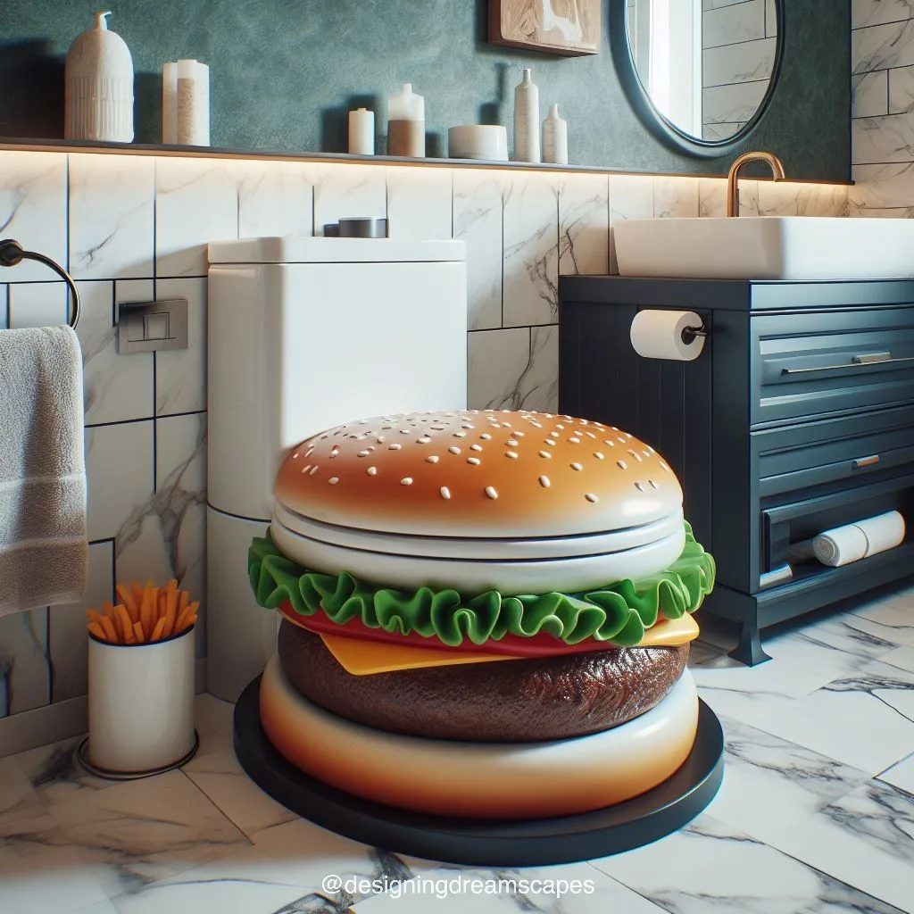 The Practicality of a Hamburger-Shaped Toilet