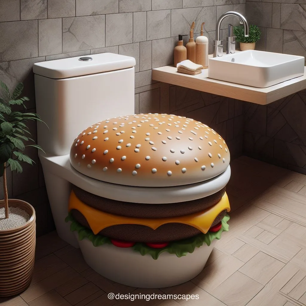 The Appeal of a Hamburger-Shaped Toilet