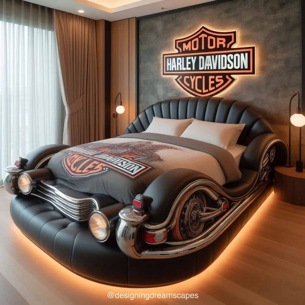 Ride into Comfort: Harley Davidson Bed for Motorcycle Enthusiasts