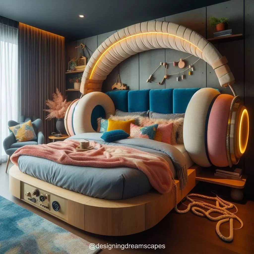 Tune into Comfort: Headphone Shaped Beds for Music Lovers' Dreams