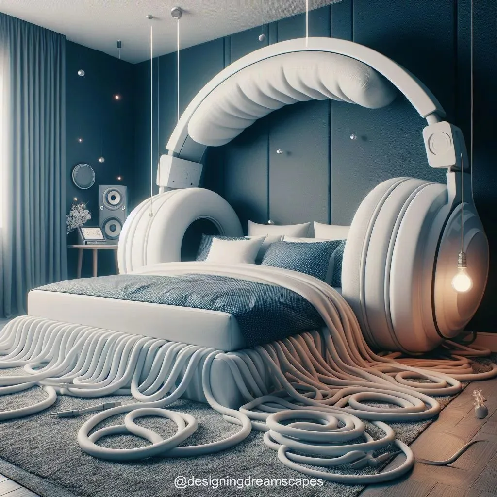 Tune into Comfort: Headphone Shaped Beds for Music Lovers' Dreams