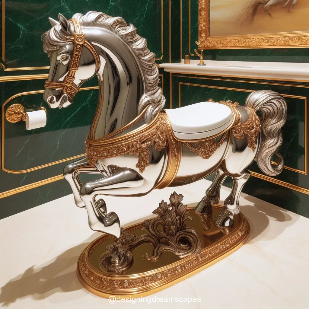 Gallop into Style: Horse-Shaped Toilet for Equestrian-Inspired Bathrooms