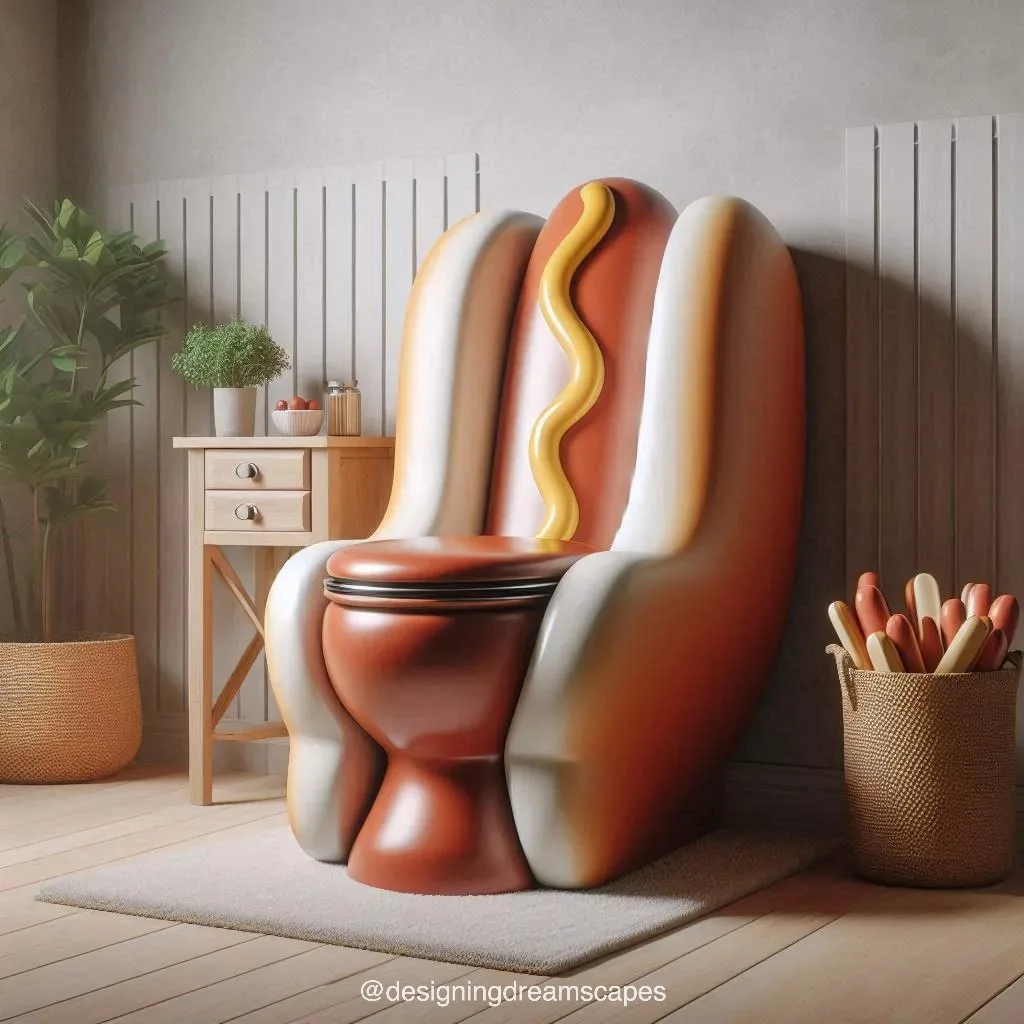 Hotdog-Shaped Toilet: Redefining Bathroom Luxury and Whimsy