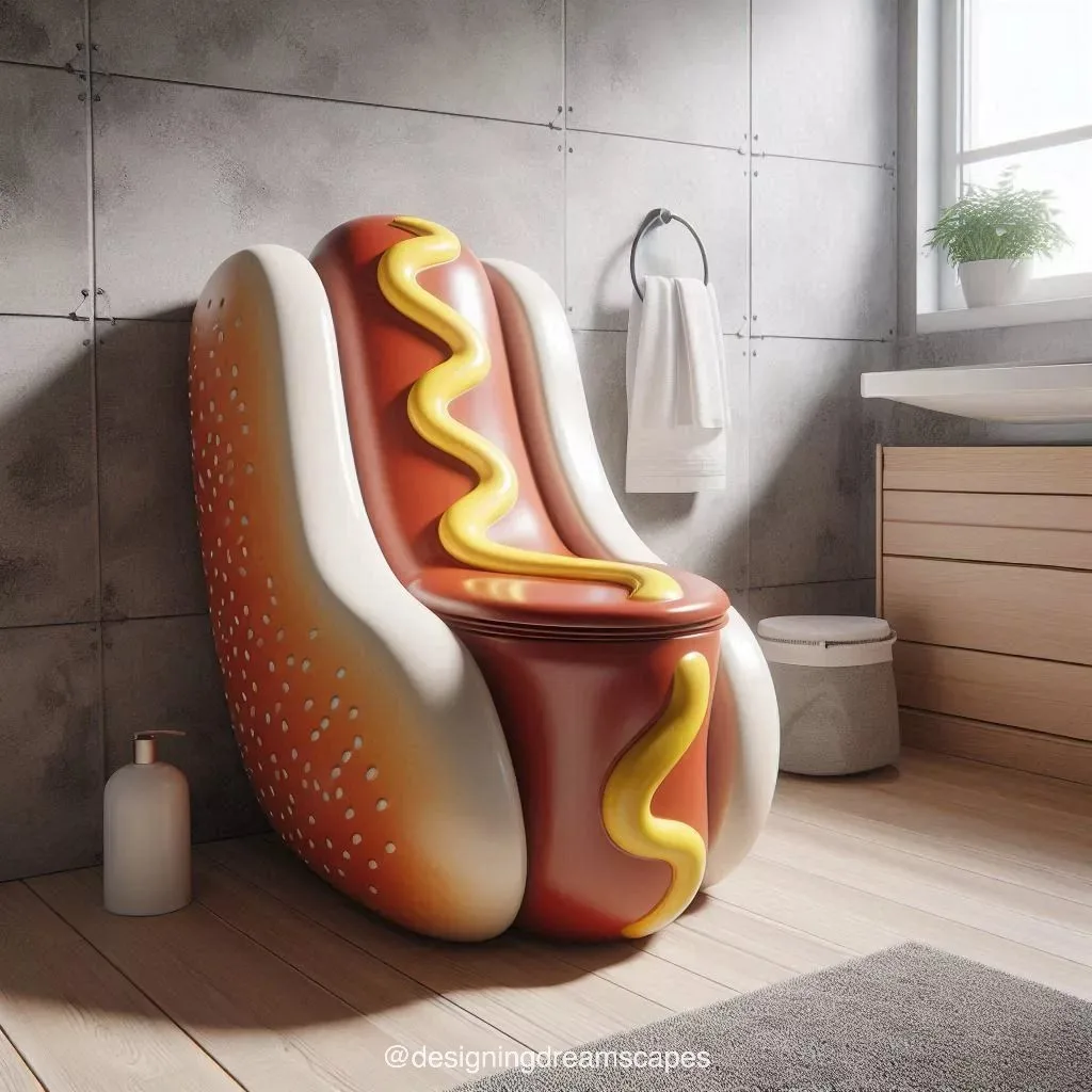 Hotdog-Shaped Toilet: Redefining Bathroom Luxury and Whimsy