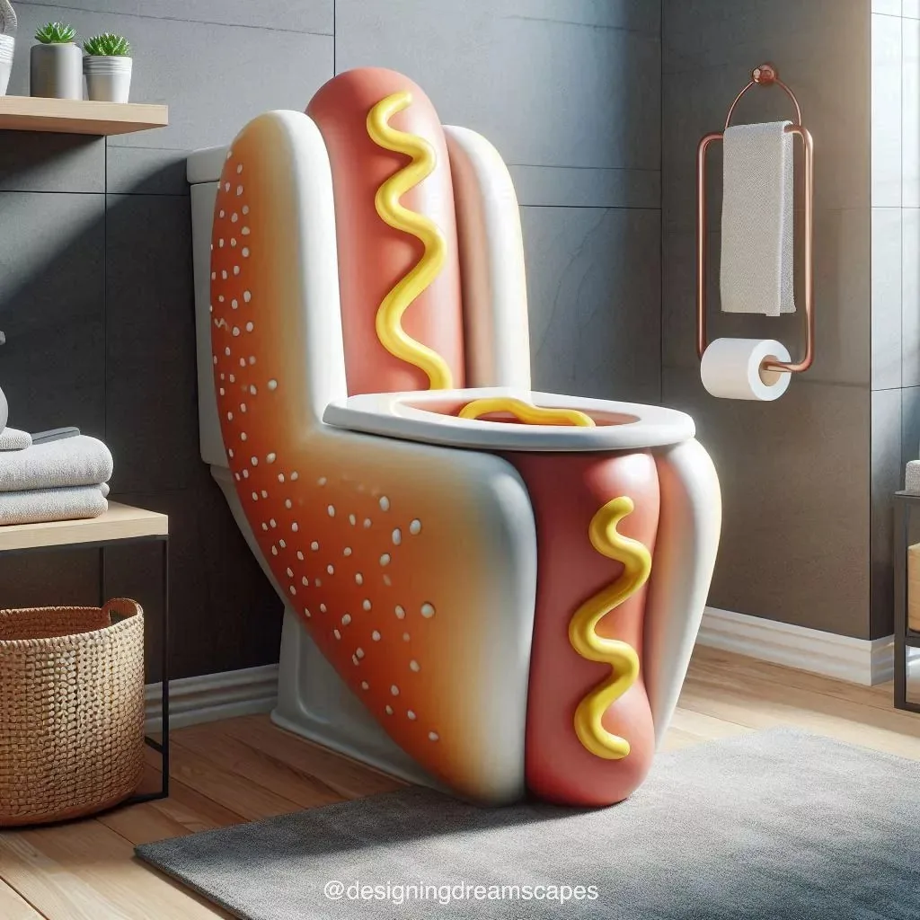 Hotdog-Shaped Toilet: Redefining Bathroom Luxury and Whimsy