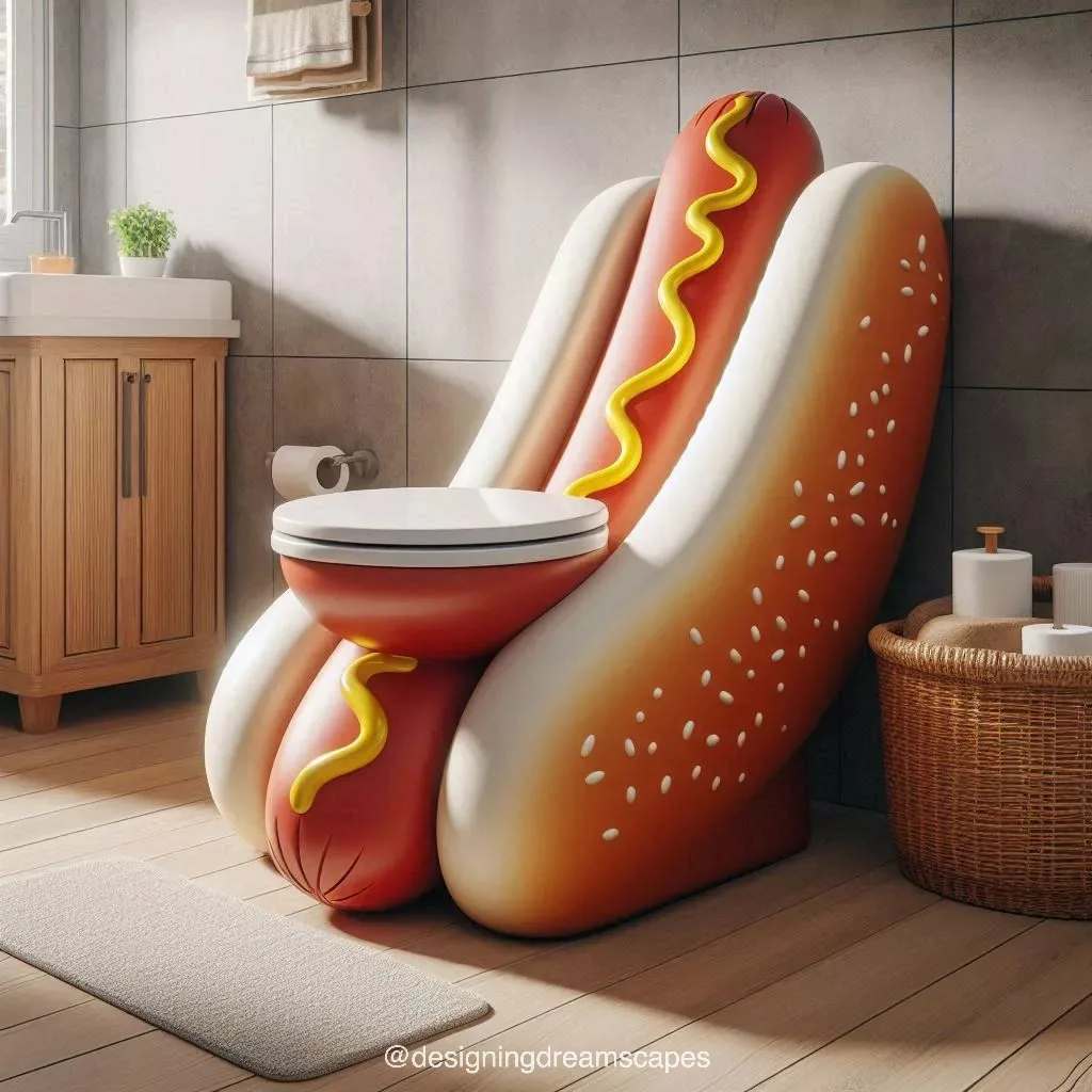 Hotdog-Shaped Toilet: Redefining Bathroom Luxury and Whimsy